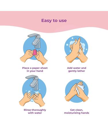 Gadgetime USA Paper Soap Sheets Assorted 20 Pack (20 Sheets Per Pack) - Portable Disposable - Foaming Hand Washing Scented Bath for Indoor Travel Camping Hiking - Buy Online on GoSupps.com