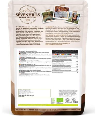 Buy Sevenhills Wholefoods Organic Guarana Powder 1kg | Energy Boost & Health Benefits | International Shipping - Buy Online on GoSupps.com