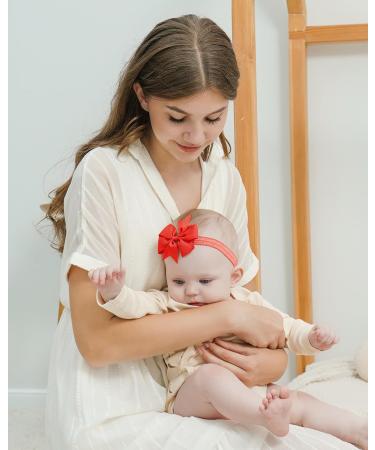 40pcs 3 Baby Girls Grosgrain Ribbon Hair Bows - Cute & Colorful Accessories for Kids | International Shipping - Buy Online on GoSupps.com