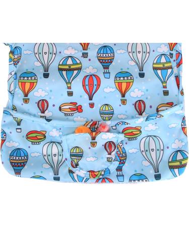 Luxja Baby Waterproof Long Sleeve Bib for Toddlers (6-24 Months) - Hot Air Balloon Design - Buy Online on GoSupps.com