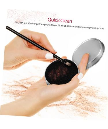 9 Sets Makeup Brush Cleaning Box blush makeup brush Removal Sponge for Eye Shadow Blush makeup sponge makeup cleaner dry cleaning sponge dry sponge Tinplate the lazy makeup remover - Buy Online on GoSupps.com