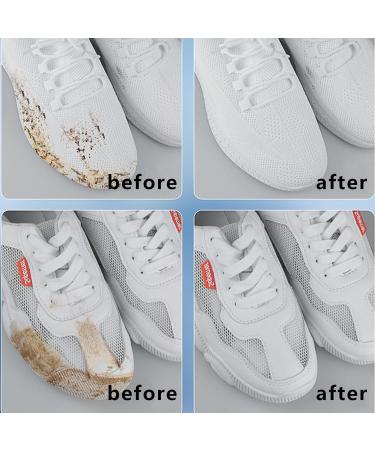 GNAUMORE Foam White Shoe Cleaning Shoe Whitener Shoe Cleaning Foam For White Trainers Whitener Colour Restore For Sneakers Sneaker Whitener Stain Remover - Buy Online on GoSupps.com