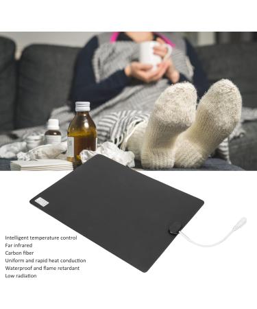 Buy Heated Floor Mat for Feet - Adjustable Electrical Foot Warmers with Remote Control | Waterproof Infrared Heating Pad (9 Temperature Levels) - Ideal Portable Foot Heating Solution for Comfort! - Buy Online on GoSupps.com