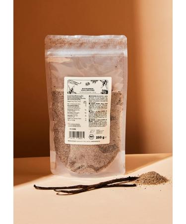 Buy KoRo Organic Bourbon Vanilla Sugar 250g - Pure Bourbon Vanilla & Fine Raw Cane Sugar - Rich Aroma for Baking & Cooking - Buy Online on GoSupps.com