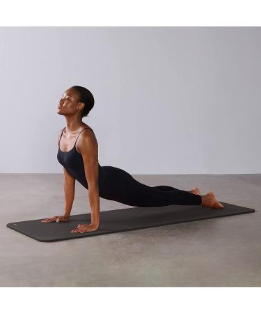 Amazon Basics 1/2-Inch Extra Thick Black Yoga Mat - Exercise Mat - Buy Online on GoSupps.com