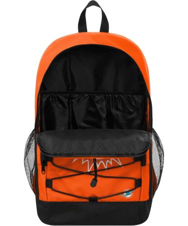 FOCO Miami Dolphins NFL Backpack - Stylish Bungee Design for Sports Fans - International Shipping Available - Buy Online on GoSupps.com