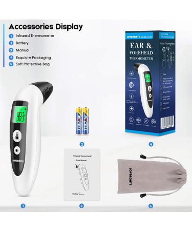 Sovarcate Digital Infrared Thermometer for Adults - Forehead and Ear Fever Accurate Reading for Baby Kids - New Algorithm - Buy Online on GoSupps.com