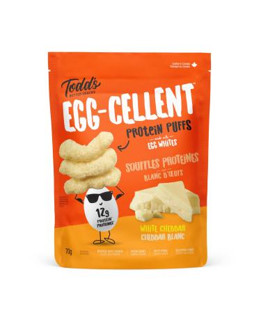 TODD'S PROTEIN CRISPS White Cheddar 70 Grams