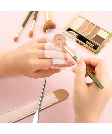 Palette Makeup Spatula & Mixing Tray | Clear Makeup Board for Foundation Blending | Essential Makeup Tool for Professionals - Buy Online on GoSupps.com