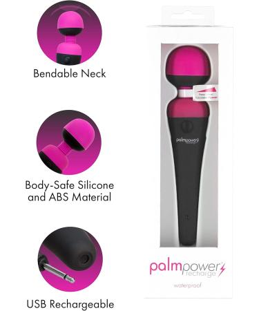 Buy Palm Power BMS The Swan Wand Massage Stick - Pink Personal Massager | International Shipping - Buy Online on GoSupps.com