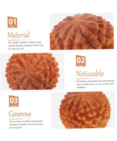 Magiclulu 10 STK Massage Globe Mini Tools - Handwerk Baoding Sphere Wooden Roller Massage Device Fitness Durian Ball - International Shipping Available - Buy Online on GoSupps.com