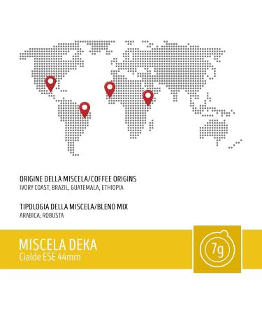  caff toraldo CAFF TORALDO | ESE 44 Pods | Selected Coffee Grilled and Roasted in Italy | Excellence of Neapolitan Coffee (600 Waffles Mix Dek) - Buy Online on GoSupps.com