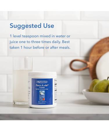 Allergy Research Group Perm A Vite Powder - Gut Health Support for Men & Women | L-Glutamine & Slippery Elm - 8.4 Oz | International Shipping Available - Buy Online on GoSupps.com