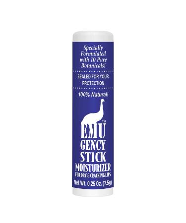 Montana Emu Ranch - EMUgency All Purpose Moisturizing Pocket Stick - 0.25 Ounce - Helps Relieve Chapped  Cracked  and Split Lips and Skin