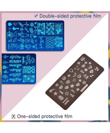 Biutee Nail Art Stamping Plate Set - 15PCS Nail Stamping Kit with Silicone Stamper & Scraper - Flower, Animal, Lace & Holiday Designs - Buy Online on GoSupps.com