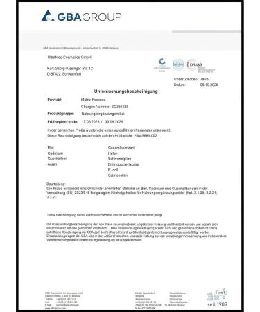  UltraMed Beauty+ Matrix Essence - For skin hair and nails - Vegan capsules with millet bamboo chlorella zinc biotin and vitamins A E B5 - Filler-free gluten-free and - Buy Online on GoSupps.com