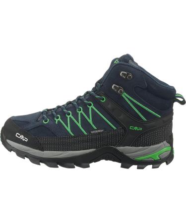 CMP Men's Rigel Mid Waterproof Trekking & Hiking Boots - Blue Green 45 EU - Perfect for Outdoor Adventures - Buy Online on GoSupps.com