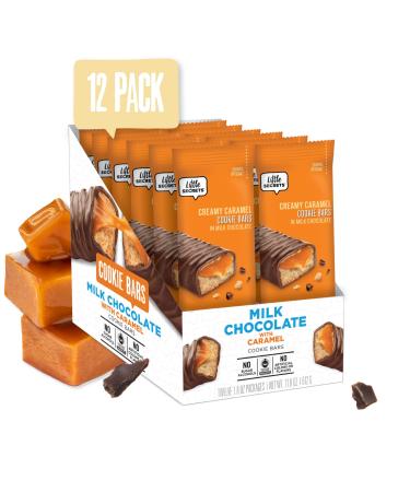 Little Secrets Cookie Bars Milk Chocolate with Caramel 12 Pack 1.8 oz (50 g) Each