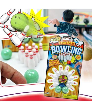 JA-RU Finger Bowling Game | Portable Pocket Board | Includes 2 Balls | 217-1B - Buy Online on GoSupps.com