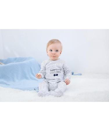 MAMIMAKA Baby Clothes Newborn Onesies Cotton Footed Pajamas 0-18 Months - Love Daddy & Mommy, Long Sleeve - 0-3 Months - Buy Online on GoSupps.com