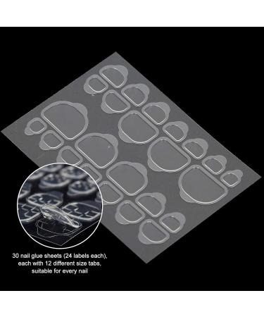 Nail Adhesive Tabs Jelly Glue Reusable Push On Nail Adhesive Stickers for Family for Professional - Buy Online on GoSupps.com
