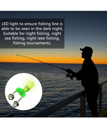 OHOH LED Night Fishing Rod Bite Bait Alarm Light with Twin Bells Ring - 10 Red & 10 Green Lights - Buy Online on GoSupps.com