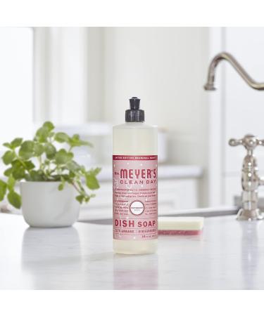 MRS. MEYER'S CLEAN DAY Peppermint Liquid Dish Soap - Biodegradable Limited Edition 16 fl. oz - Eco-Friendly Cleaning Solution for International Shipping - Buy Online on GoSupps.com