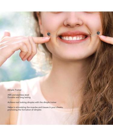 TARSHYRY 2 Pairs Dimple Maker Dimple Trainer for Cheeks Dimple Exerciser for Create a Beautiful Smile Develop Natura Dimples Women Gifts (Black) - Buy Online on GoSupps.com