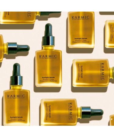 Karmic Skin Brightening Vitamin C Face Serum: With Saffron & Vit. E | Hydrate & Reveal Bright Glowing Skin | Correct Dark Spots | Treat Hyperpigmentation | Organic Facial Oil Skin Care | Women & Men - Buy Online on GoSupps.com