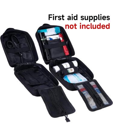 Crisis First Aid Bag | Empty Molle Tactical EDC IFAC Pouch for Outdoor & Travel | Versatile Camping Gadget & Motorcycle Pharmacy Belt Bag - Buy Online on GoSupps.com