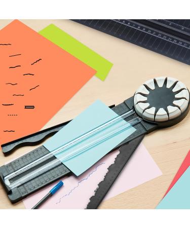 Paper Cutter  Paper Cutter for Cardstock  Paper Trimmer  Paper Slicer  Mini Paper Cutter  Paper Cutters and Trimmers  Paper Trimmer for Crafting  12-Shapes in 1 Cardstock Cutter - Buy Online on GoSupps.com