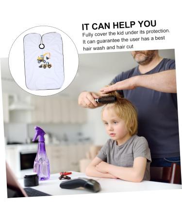 Angoily Children's Barber Cloth Robe Fabric Major White Baby - Buy Online on GoSupps.com