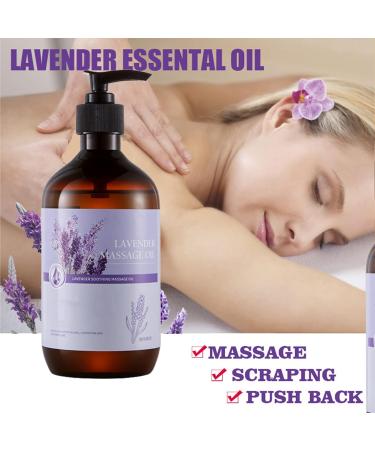 Massage Oil for Relaxing Warming Joint Pain Sensual Massage Oil Lavender Massage Oils for Massage Therapy Moisturizing Massage Oil for Men and Women (Lavender Flavor) - Buy Online on GoSupps.com