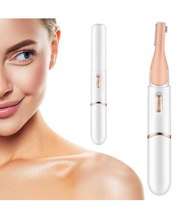 Buy Rechargeable Electric Eyebrow Trimmer - Double Blade Facial Hair Remover Set for Women - Buy Online on GoSupps.com