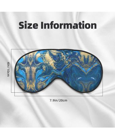 Buy SSIMOO Abstract Marble Light-Blocking Eye Mask | Ultra-Soft Comfortable Sleep Mask for International Shipping - Buy Online on GoSupps.com