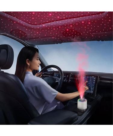 Tabletop Humidifier Mist Sprayer Travel Personal Humidifier | Two Spray Modes Personal Desktop Humidifier with Starry Projector Rechargeable Cool Mist Sprayer for Home Car Travel White - Buy Online on GoSupps.com