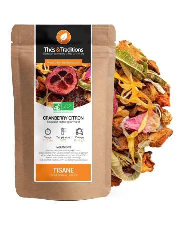 Th s & Traditions Teas & Traditions - Organic Cranberry Lemon Infusion: Sweet and Tangy | 100g