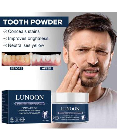 Fortbite Tooth Powder & Toothpaste | Strong Tooth Support & Remineralizing Formula for Healthy Teeth & Gums | Tooth Whitening & Stain Removal (1PC) - Buy Online on GoSupps.com
