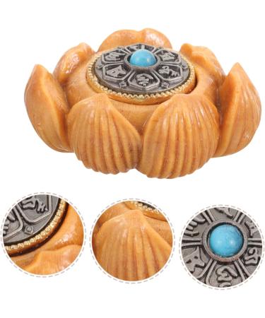 Buy Beaupretty Hand Exercise Player - Mini Lotus Flower Wood Carving Ornament for Home Decor & Relaxation - Buy Online on GoSupps.com