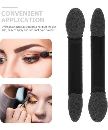 KALLORY 50pcs Makeup Sponge Make up Sponges for Face Brush Eyeshadow Cleaning Brush Lip Brush Disposable 1 count (Pack of 1) Black - Buy Online on GoSupps.com