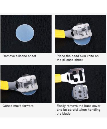 Stainless Steel Foot Dead Skin Removal Tool Set - 9 Pcs Kit for Wet and Dry Cracked Feet - Reusable Foot Rasp for Effective Foot Care - Buy Online on GoSupps.com