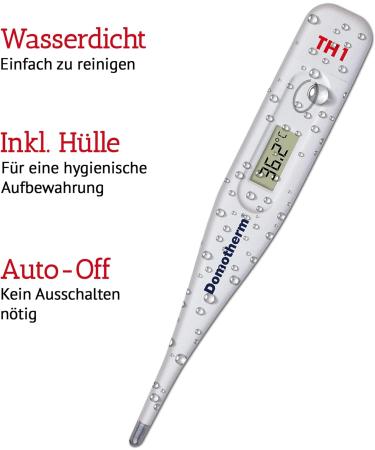 Domotherm TH1 Classic Fever Thermometer - Trusted Worldwide for Accurate Temperature Measurement - Buy Online on GoSupps.com