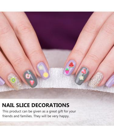Shop 24 Boxes of 3D Polymer Slices - Soft Ceramic Nail Art Fruit Charms & Stickers for DIY Craft & Scrapbooking - International Shipping Available - Buy Online on GoSupps.com