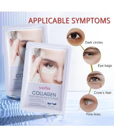 IZBEAUVO Under Eye Mask 10 PAIRS Collagen Eye Mask Collagen Hydrating Gel Pads Korean Eye Patches Hydrating Anti-Aging Anti Wrinkle Patches Removal Of Reducing Dark Circles Puffiness Wrinkles - Buy Online on GoSupps.com