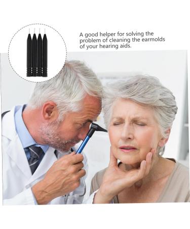 SEWOART 4pcs Ear Cleaning Tool Set Ergonomic Hearing Aids Cleaning Rods for Earwax Durable Steel Easy to Use for Personal and - Buy Online on GoSupps.com