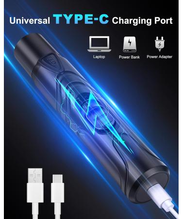 Justchee Dog Nail Grinder 2-Speed Electric Rechargeable Pet Nail Trimmer with Light 3 Ports Dog Nail Grinder Quiet Claw Grooming for Dog | Cat Low Noise and More Powerful Pet Nail Grinder (Black) - Buy Online on GoSupps.com