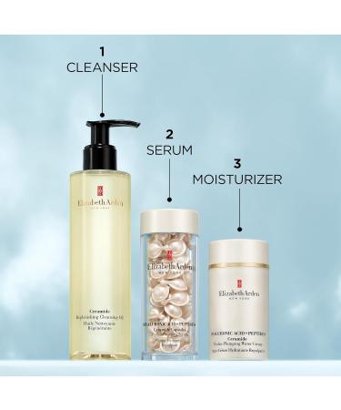 Elizabeth Arden Hyaluronic Acid + Peptides Ceramide Hydra-Plumping Water Cream Lightweight Gel Texture Deeply Hydrating + Firming Moisturizer 1.7 oz - Buy Online on GoSupps.com