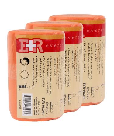 Ever Ready First Aid Universal Aluminum Splint, 24 Inch Rolled - 3 Pack