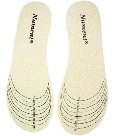 Nument Kids Cotton Canvas Shoes Insoles | Double-Sided Cut for Custom Fit | Ideal for Spring, Autumn & Winter | 1 Pair - Buy Online on GoSupps.com
