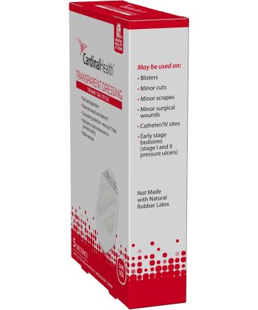 Cardinal Health Td-24Cr Transparent Dressing Thumb Tab Style | 2.375" x 2.75" | 120 Count - International Shipping Available - Buy Online on GoSupps.com